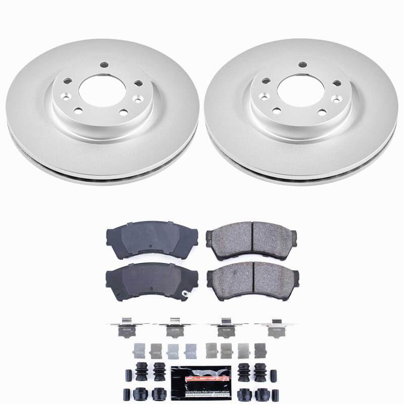 Ford Fusion Brake Kit - Front - PowerStop - Z23 Coated - `06-`12