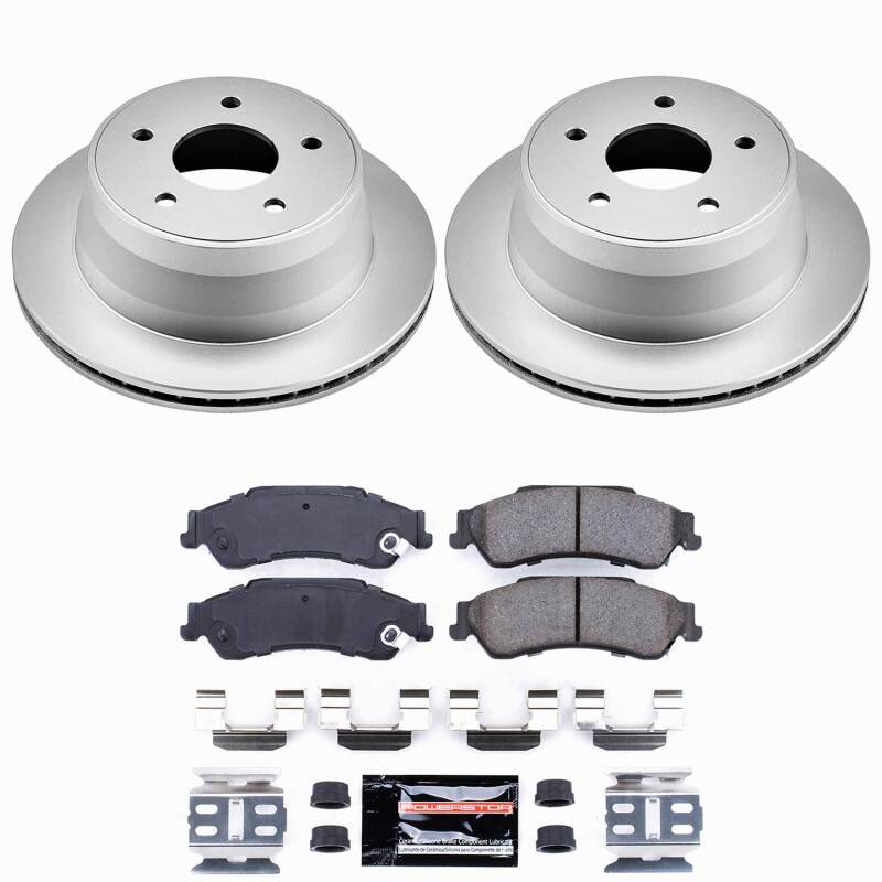 Chevrolet Blazer Brake Kit - Rear - PowerStop - Z23 Coated - `97-`05