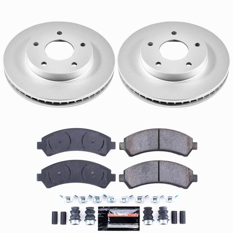 Chevrolet Blazer Brake Kit - Front - PowerStop - Z23 Coated - `97-`05