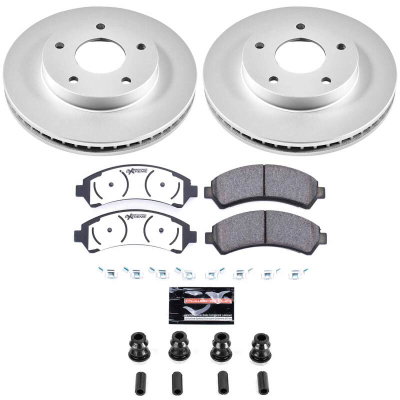 Chevrolet Blazer Brake Kit - Front - PowerStop - Z36 Coated Truck & Tow - `97-`05