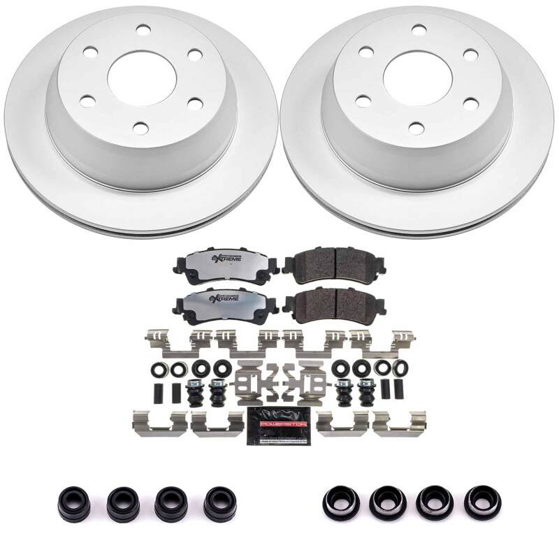 Chevrolet Astro Brake Kit - Rear - PowerStop - Z36 Coated Truck & Tow - `03-`05