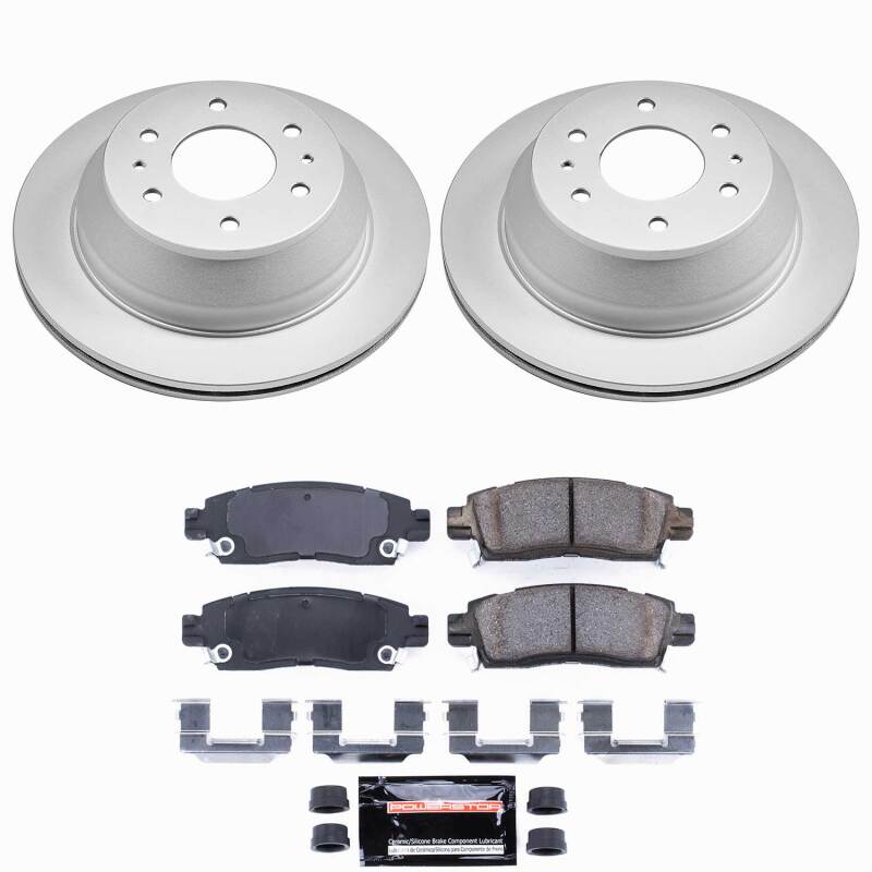 Buick Rainier Brake Kit - Rear - PowerStop - Z23 Coated - `04-`07