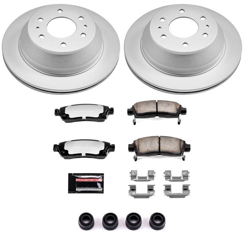 Buick Rainier Brake Kit - Rear - PowerStop - Z36 Coated Truck & Tow - `04-`07