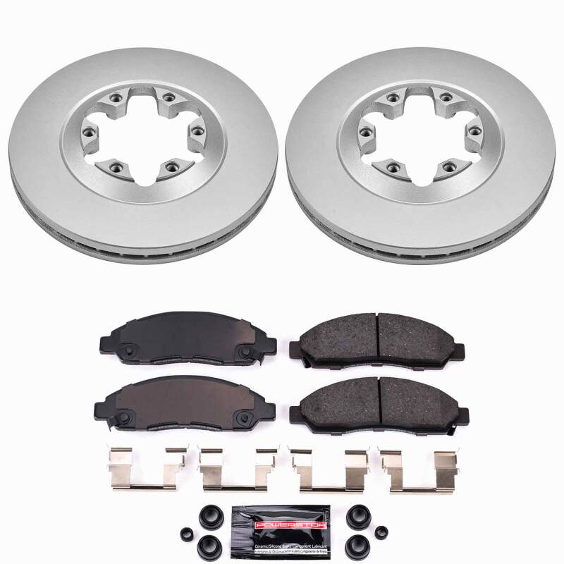 Chevrolet Colorado Brake Kit - Front - PowerStop - Z23 Coated - `04-`08