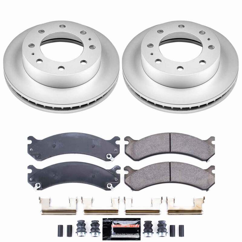 Chevrolet Avalanche 2500 Brake Kit - Front - PowerStop - Z23 Evolution Coated - `02-`04