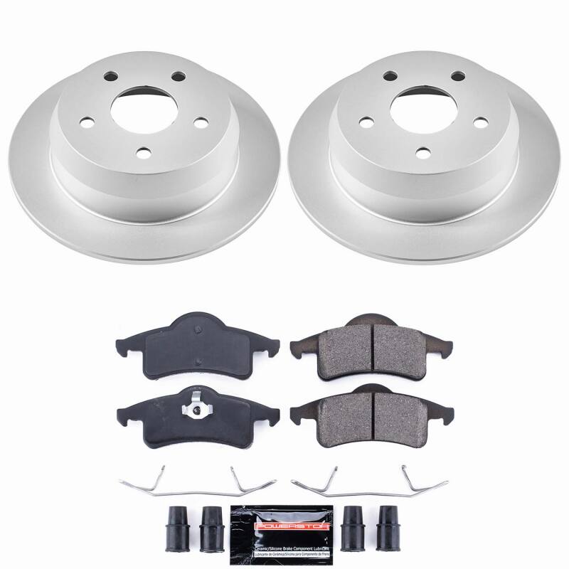 Jeep Grand Cherokee Brake Kit - Rear - PowerStop - Z23 Coated - `99-`04