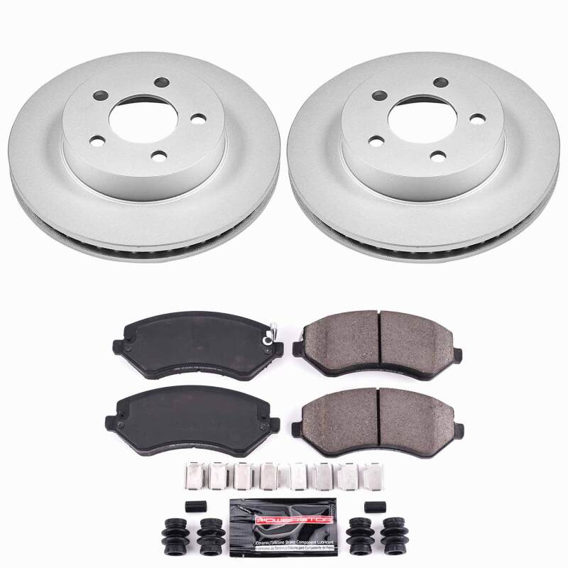 Jeep Liberty Brake Kit - Front - PowerStop - Z23 Coated - `02-`07