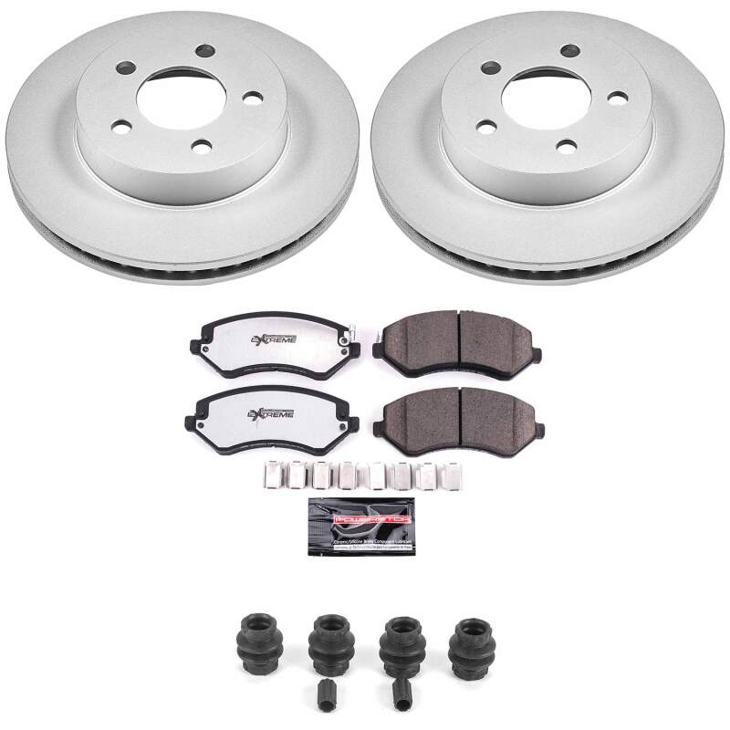 Jeep Liberty Brake Kit - Front - PowerStop - Z36 Coated Truck & Tow - `02-`07