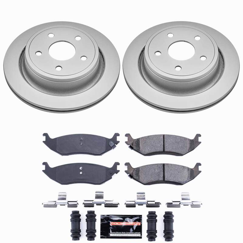 Chrysler Aspen Brake Kit - Rear - PowerStop - Z23 Coated - `07-`09
