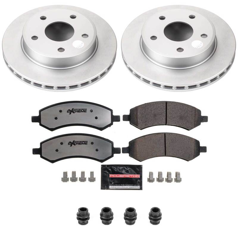 Dodge Dakota Brake Kit - Front - PowerStop - Z36 Coated Truck & Tow - `05-`10