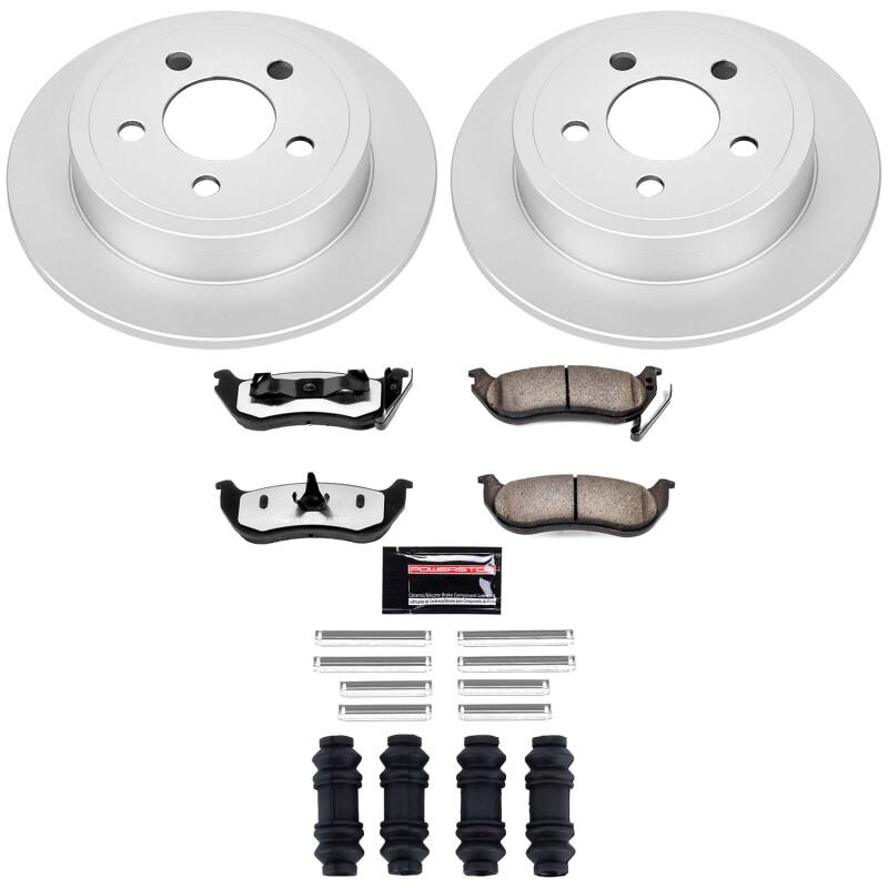 Jeep Liberty Brake Kit - Rear - PowerStop - Z36 Coated Truck & Tow - `03-`07