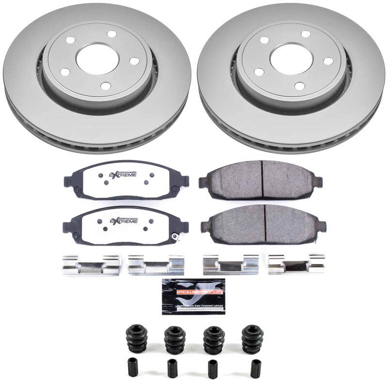 Jeep Commander Brake Kit - Front - PowerStop - Z36 Coated Truck & Tow - `06-`10