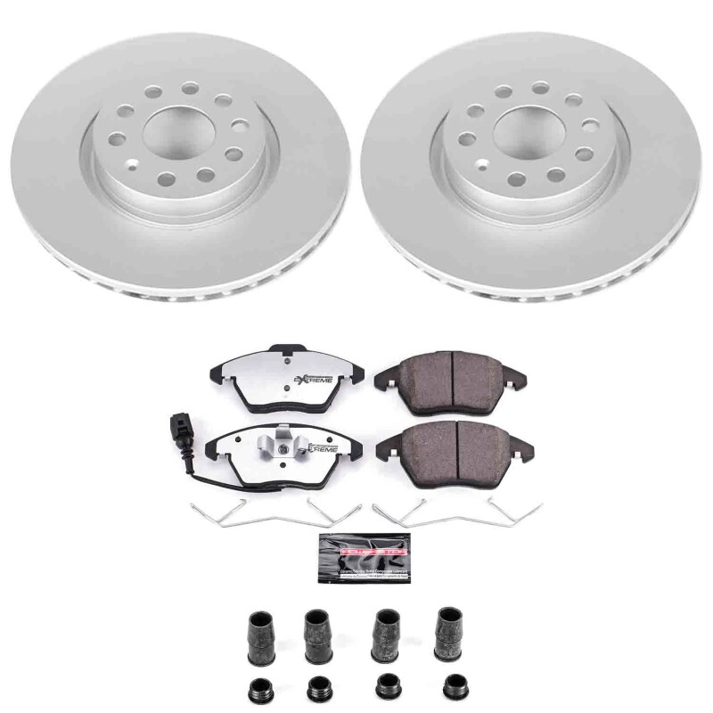 Audi A3 Brake Kit - Front - PowerStop - Z26 Coated - `06-`13