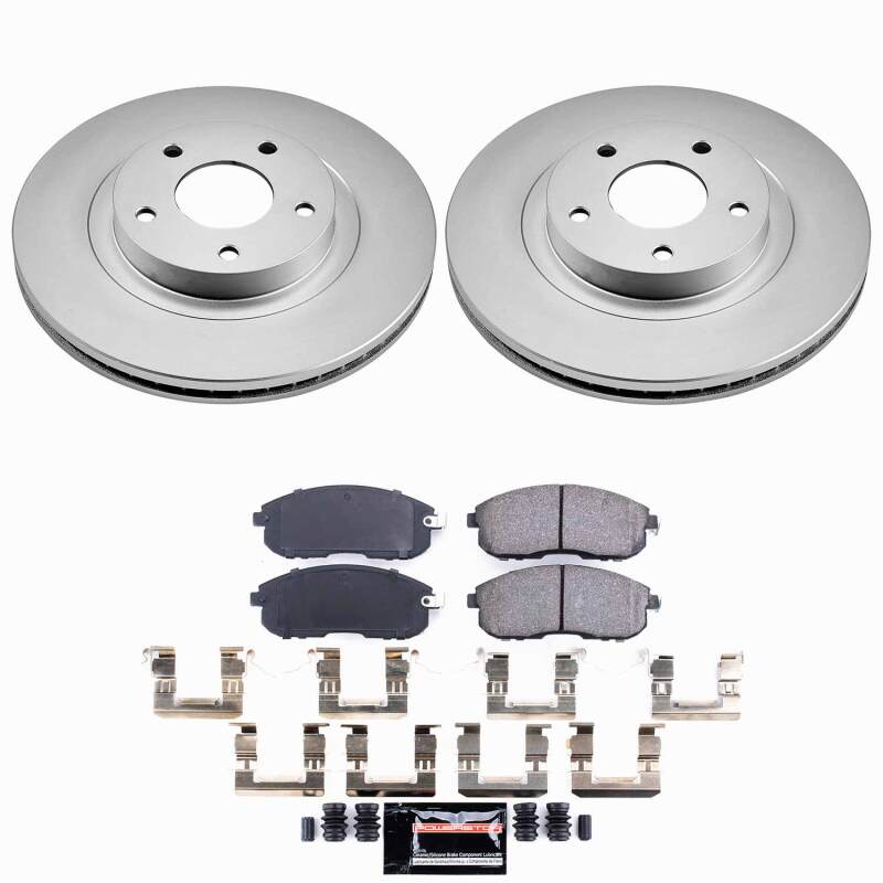Infiniti I35 Brake Kit - Front - PowerStop - Z23 Coated - `02-`04