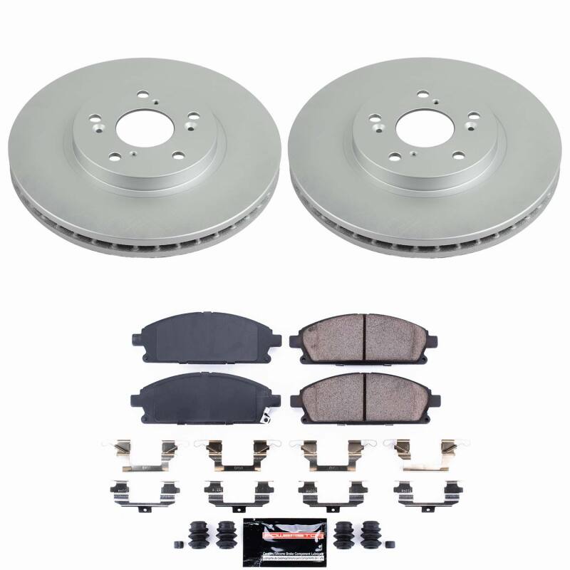 Acura MDX Brake Kit - Front - PowerStop - Z23 Coated - `03-`06