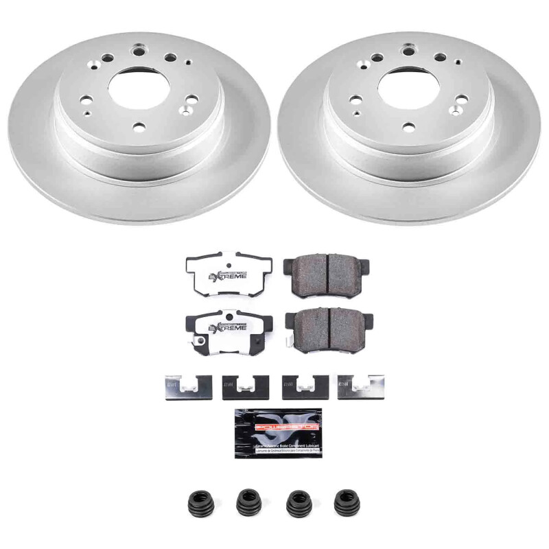 Acura TL Brake Kit - Rear - PowerStop - Z26 Coated - `99-`03