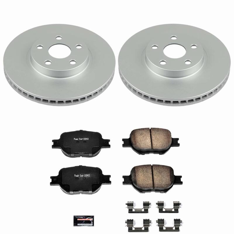 Scion tC Brake Kit - Front - PowerStop - Z23 Coated - `05-`10