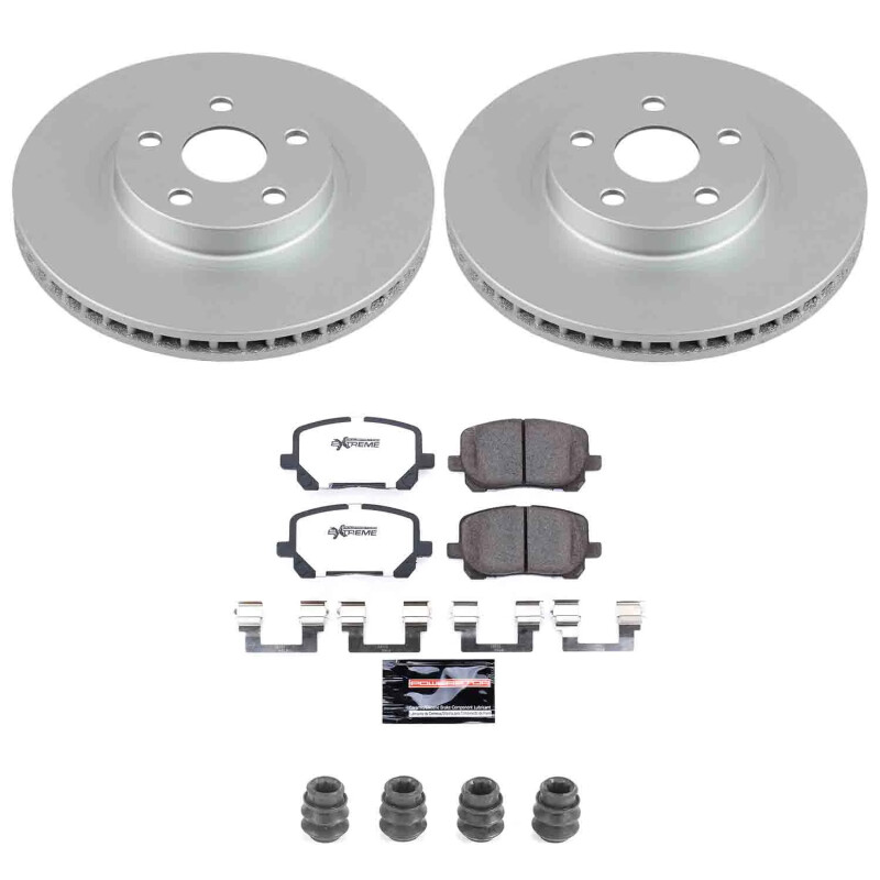 Pontiac Vibe Brake Kit - Front - PowerStop - Z26 Coated - `03-`08