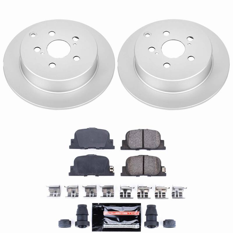 Scion tC Brake Kit - Rear - PowerStop - Z23 Coated - `05-`10