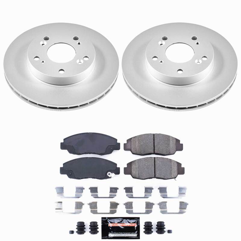 Honda Civic Brake Kit - Front - PowerStop - Z23 Coated - `06-`11