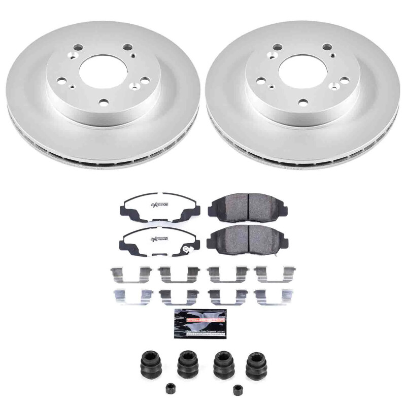 Honda Civic Brake Kit - Front - PowerStop - Z26 Coated - `06-`11