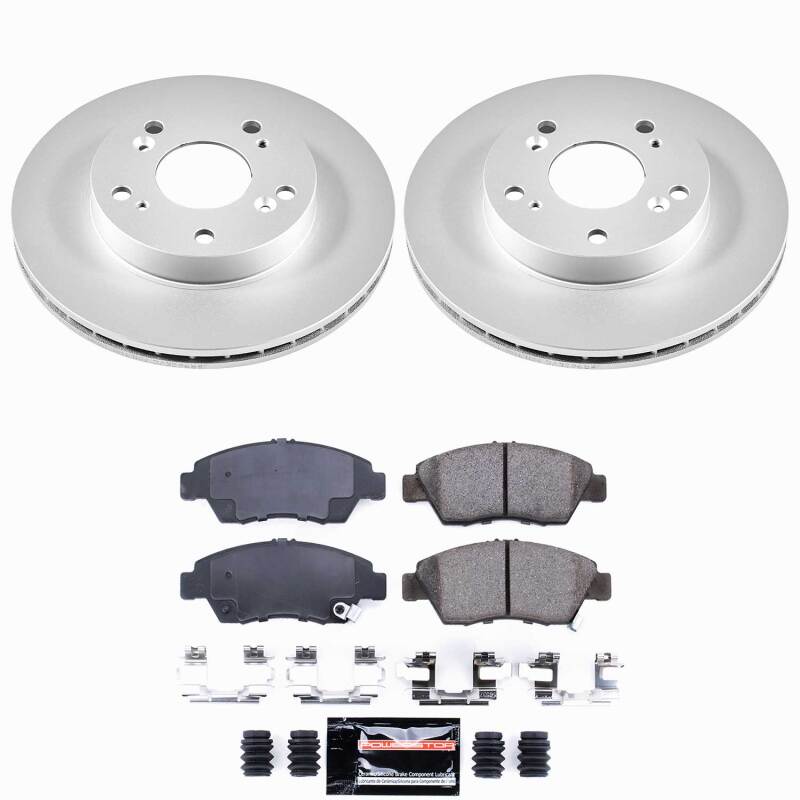 Acura RSX Brake Kit - Front - PowerStop - Z23 Coated - `02-`06