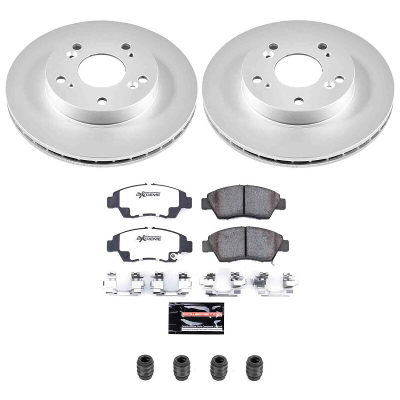 Acura RSX Brake Kit - Front - PowerStop - Z26 Coated - `02-`06