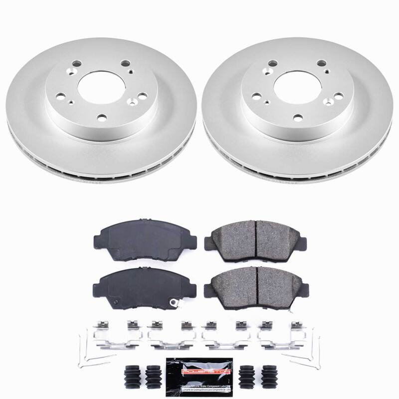 Honda Civic Brake Kit - Front - PowerStop - Z23 Coated - `06-`11