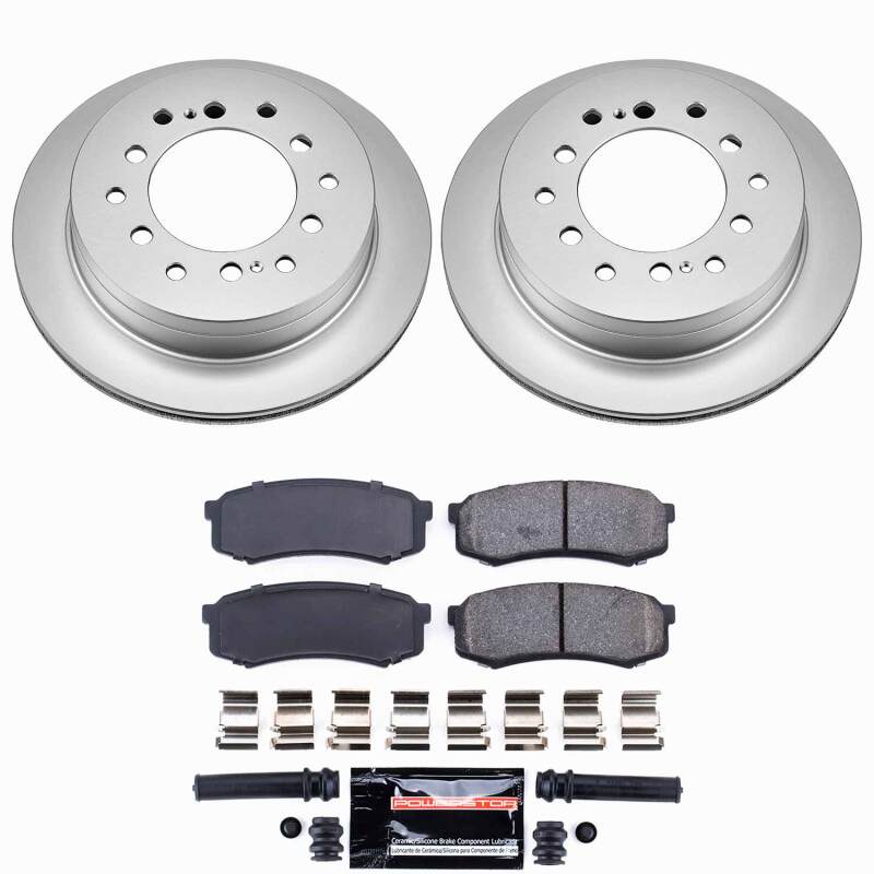 Lexus GX470 Brake Kit - Rear - PowerStop - Z23 Coated - `03-`09