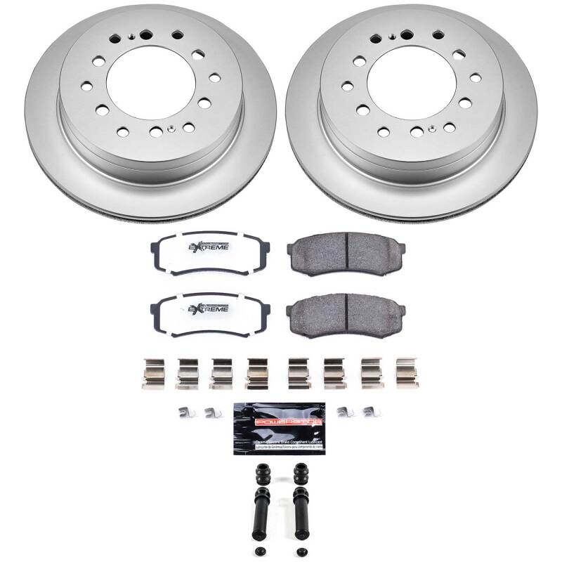 Lexus GX470 Brake Kit - Rear - PowerStop - Z36 Coated Truck & Tow - `03-`09