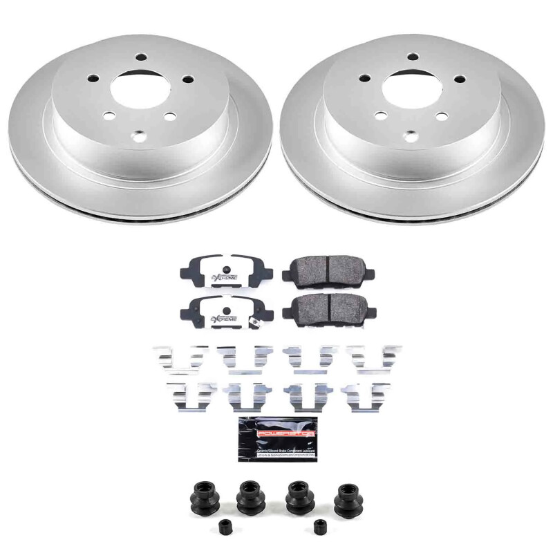 Infiniti FX35 Brake Kit - Rear - PowerStop - Z26 Coated - `03-`08