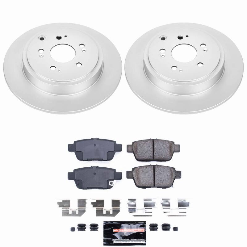 Honda Ridgeline Brake Kit - Rear - PowerStop - Z23 Coated - `06-`14