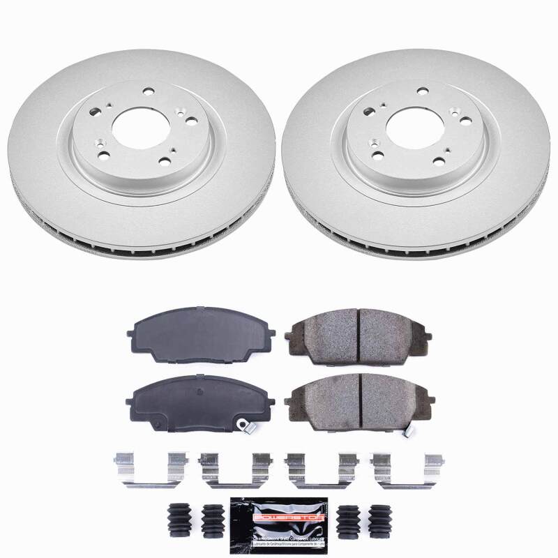 Acura RSX Brake Kit - Front - PowerStop - Z23 Coated - `02-`06