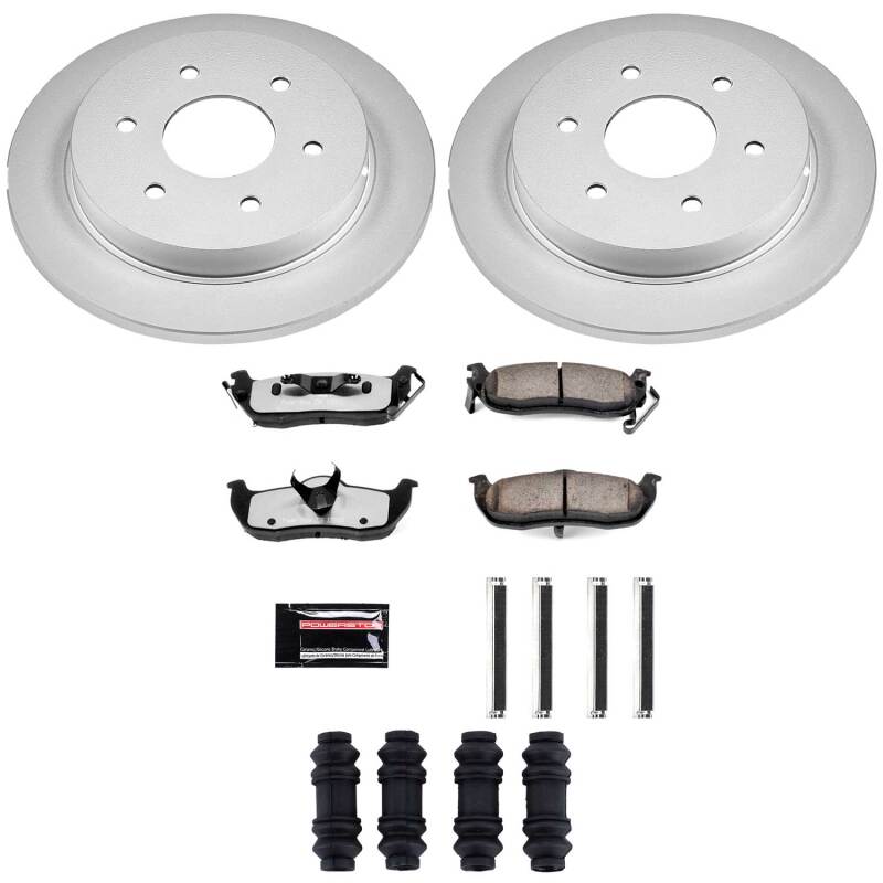 Infiniti QX56 Brake Kit - Rear - PowerStop - Z36 Coated Truck & Tow - `04-`10