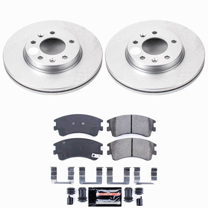 Mazda 6 Brake Kit - Front - PowerStop - Z23 Coated - `03-`05