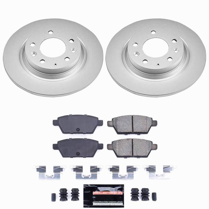 Ford Fusion Brake Kit - Rear - PowerStop - Z23 Coated - `06-`12