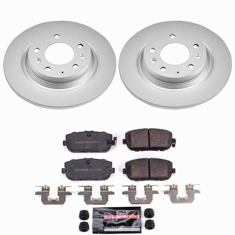 Mazda MX-5 Miata Brake Kit - Rear - PowerStop - Z23 Evolution Coated - `06-`15