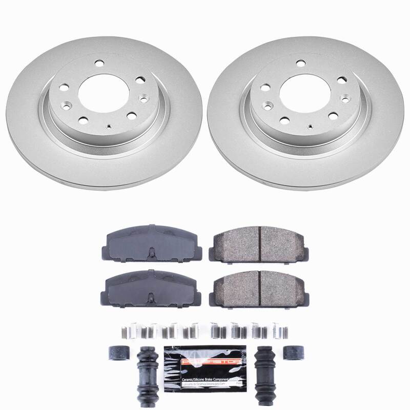 Mazda 6 Brake Kit - Rear - PowerStop - Z23 Evolution Coated - `03-`05