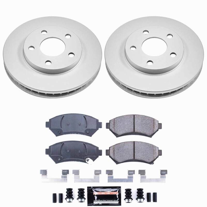 Buick Century Brake Kit - Front - PowerStop - Z23 Coated - `97-`05