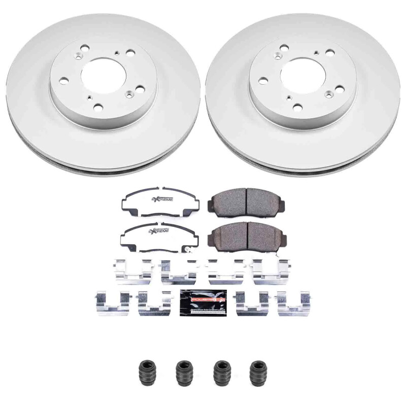Honda Accord Brake Kit - Front - PowerStop - Z26 Coated - `03-`07