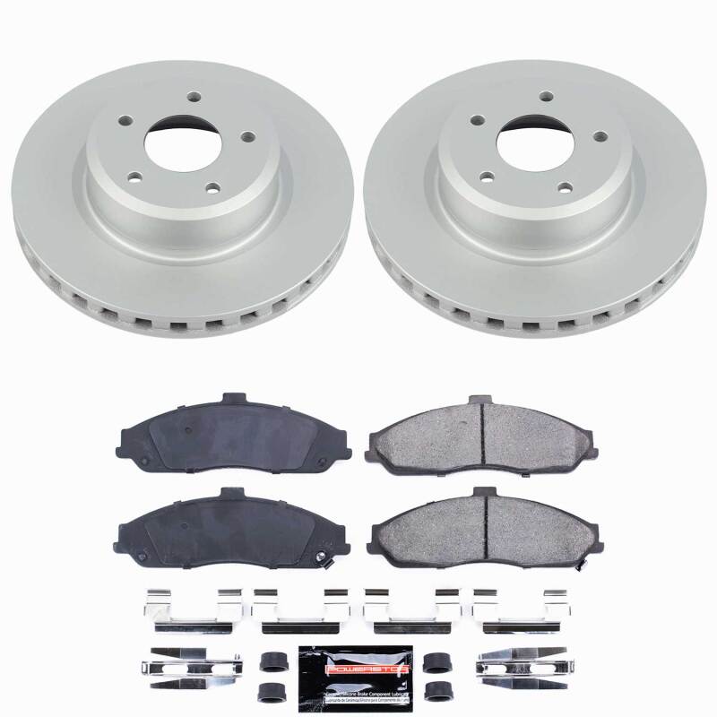 Pontiac GTO Brake Kit - Front - PowerStop - Z23 Coated - `05-`06