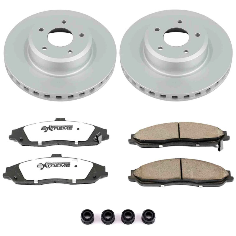 Pontiac GTO Brake Kit - Front - PowerStop - Z26 Coated - `05-`06