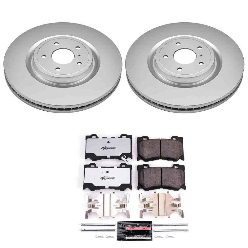 Infiniti FX50 Brake Kit - Front - PowerStop - Z26 Coated - `09-`13