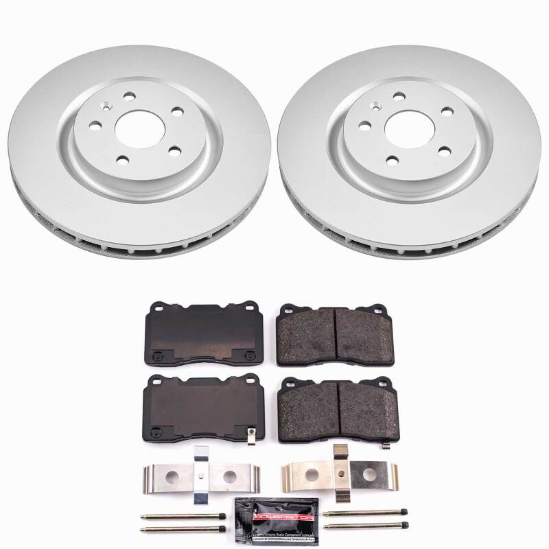 Buick Regal Brake Kit - Front - PowerStop - Z23 Coated - `12-`13