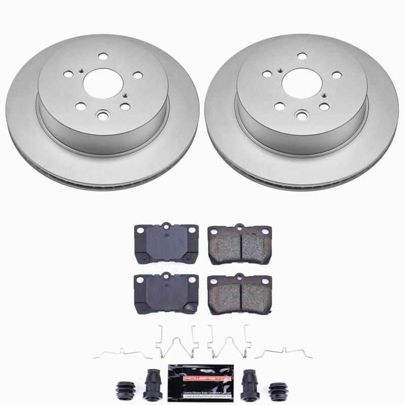 Lexus GS300 Brake Kit - Rear - PowerStop - Z23 Coated - 2006