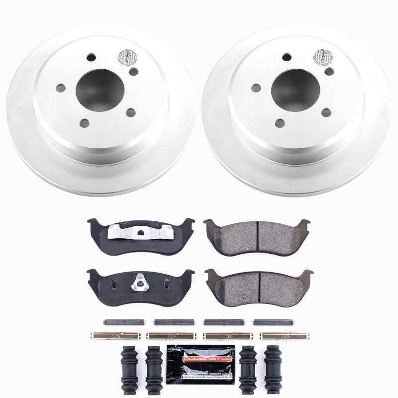 Ford Crown Victoria Brake Kit - Rear - PowerStop - Z23 Coated - `96-`02