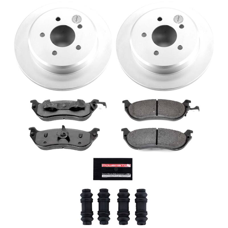 Ford Crown Victoria Brake Kit - Rear - PowerStop - Z36 Coated Truck & Tow - `96-`02