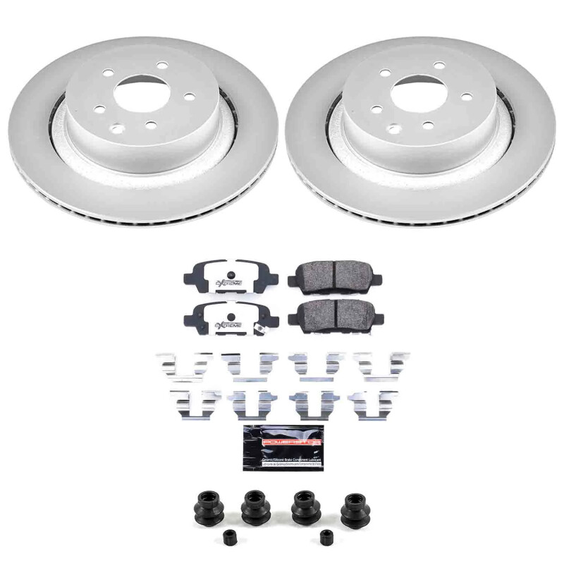 Infiniti G35 Brake Kit - Rear - PowerStop - Z26 Coated - `07-`08