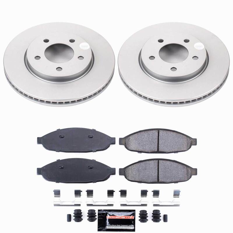 Chrysler Pacifica Brake Kit - Front - PowerStop - Z23 Coated - `04-`08
