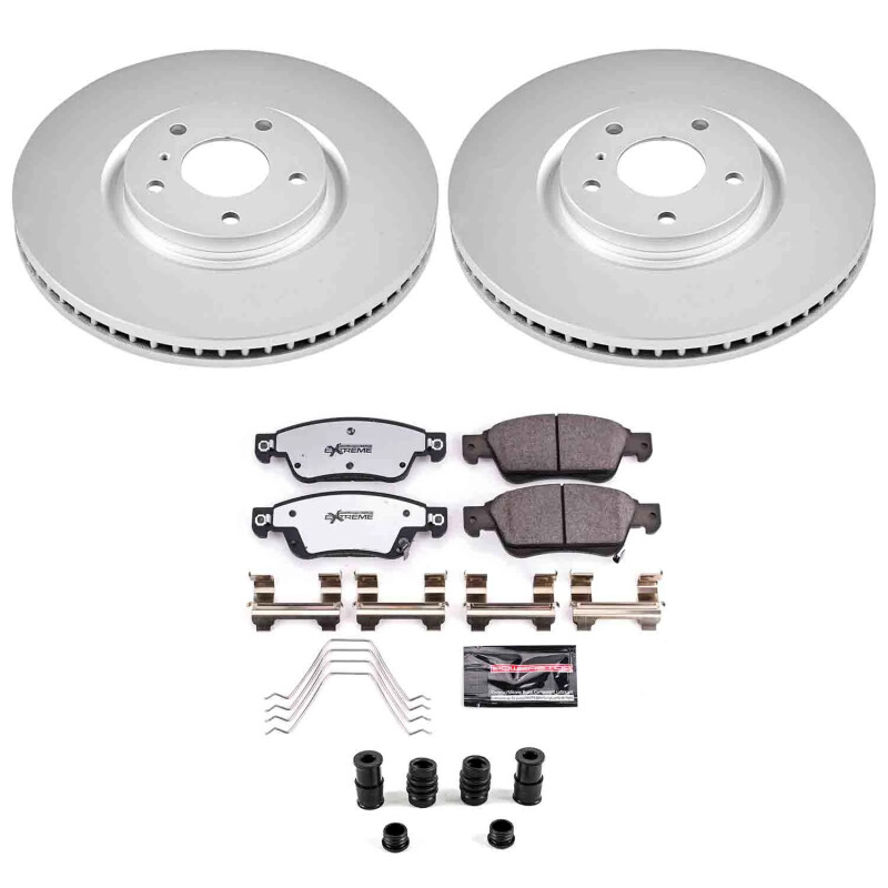 Infiniti G35 Brake Kit - Front - PowerStop - Z26 Coated - `07-`08